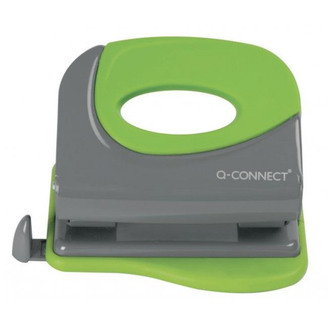 Dierovačka Q-Connect KF00995 na 20 listov sivá/zelená_1