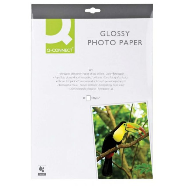 Fotopapier Q-Connect vysoký lesk, 180g, 20 hárkov_1