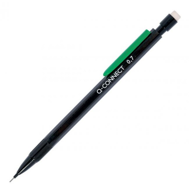 Mikroceruzka Q-CONNECT plastová 0,7mm čierna_1