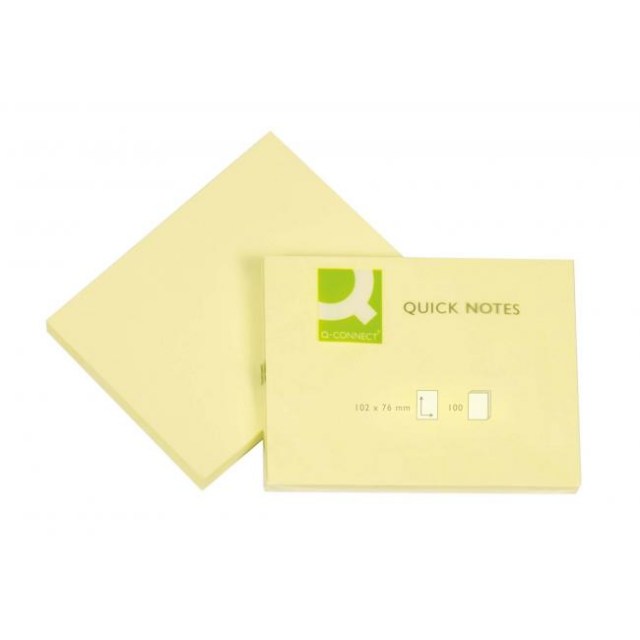 Bloček Q-CONNECT žltý 76x102mm_1