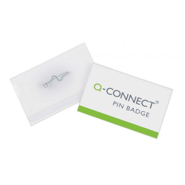 Visačka so špendlíkom Q-Connect 90x54mm 50ks_1
