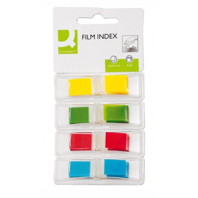 Záložky Q-CONNECT v zásobníku 12,5x43mm, 4x36l_1