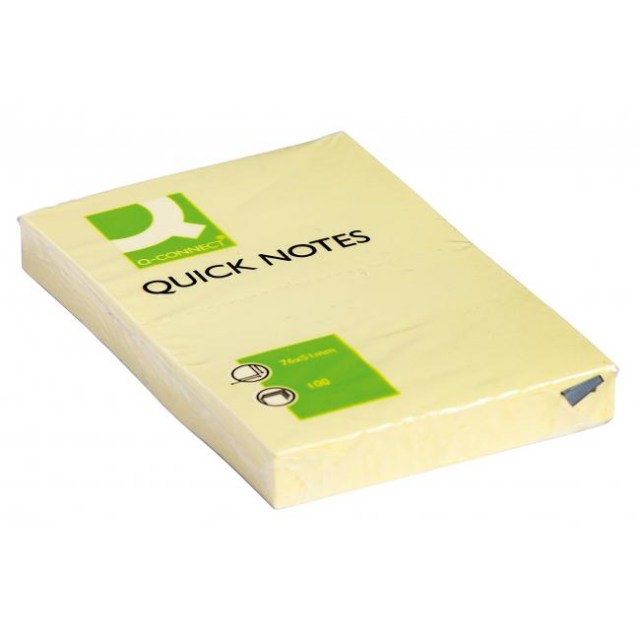Bloček Q-CONNECT žltý 51 x76mm_1