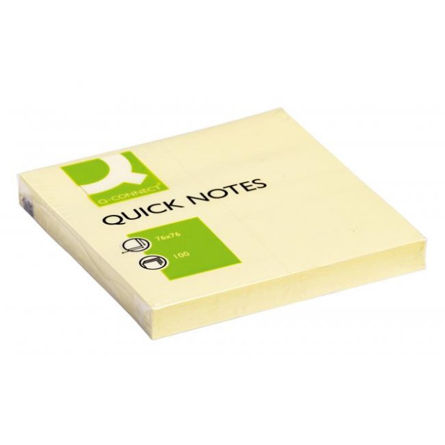 Bloček Q-CONNECT žltý 76x76mm_1