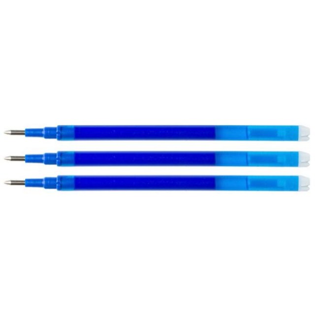 Náhradná náplň do gélového rollera Q-connect 0,7mm modrá 3 ks_1