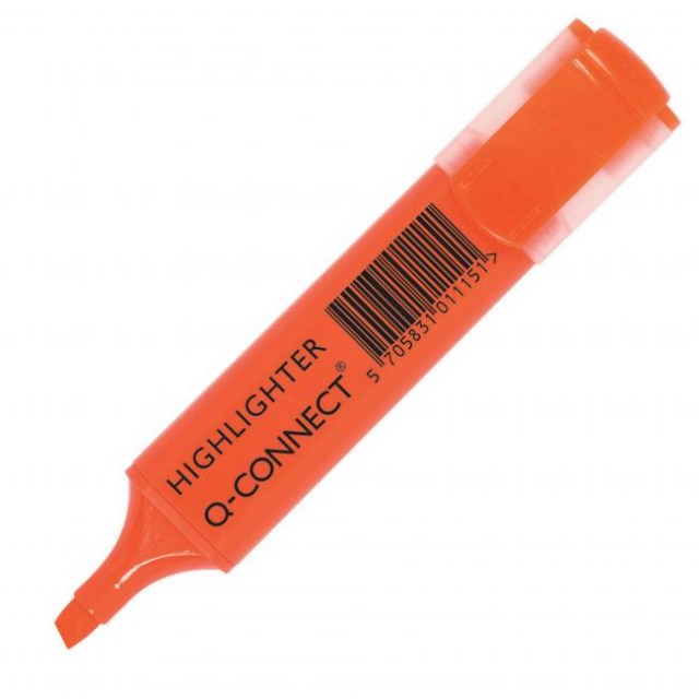 Zvýraznovač Q-CONNECT oranžový_1