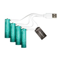 Batérie Q-CONNECT AA tužkové nabíjateľné USB-C 4 ks_1