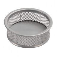 Drôtený stojan na kancelárske spony 90x32mm malý strieborný_1