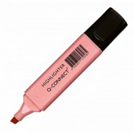 Zvýrazňovač Q-CONNECT pastel ružový_1