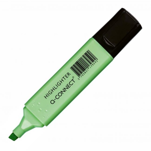 Zvýrazňovač Q-CONNECT pastel zelený_1