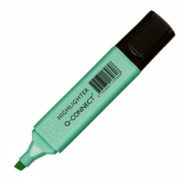 Zvýrazňovač Q-CONNECT pastel modrý_1