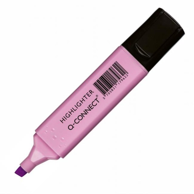 Zvýrazňovač Q-CONNECT pastel fialový_1