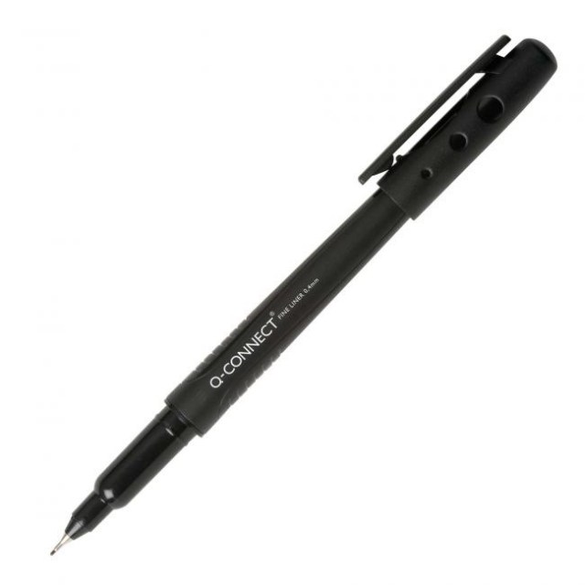 Liner Q-CONNECT 0,4mm čierny_1