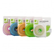 Lepiaca páska Q-Connect 19mm x 33m s dispenzorom v mixe farieb_1