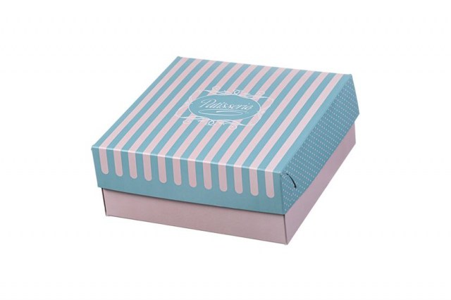 Krabica na zákusky, 19 x 14,5 x 8 cm, patisserie [10 kg, 129 ks], _1