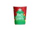 Papierový pohár Vianoce Christmas O90 mm/12oz, 330 ml [25 ks] Typ B- Červený, Dvojvrstvový