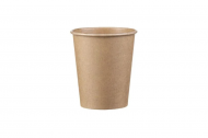 Papierový pohár KRAFT O80 mm/8oz, 250 ml [50 ks], _1