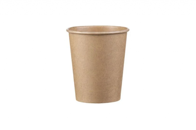 Papierový pohár KRAFT O80 mm/8oz, 250 ml [50 ks], _1
