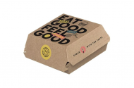 Burger box na hamburger kraft 13 x 12,9 x 7,5 cm [100 ks]_1