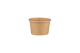 Kraft papierová miska na omáčku, dressing, 60ml [100 ks], viečko: QQRL62, QQRL62KR_1