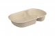 Menu box cukrová trstina - dvojdielny, hnedý M/W, 1150 ml [50 ks], viečko: QQLS129C2_1