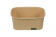 Kraftový food box obdĺžnik, 1000 ml, 17 x 12 x 8 cm [50 ks], viečko: QQWPP173_1