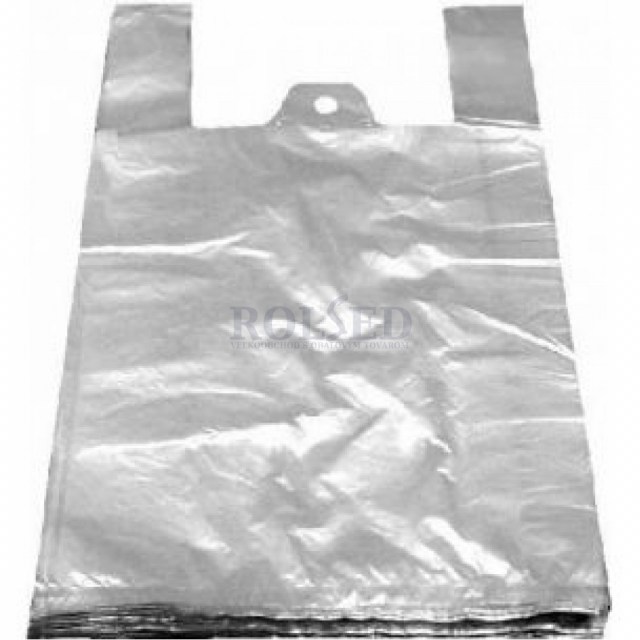 Taška mikroténová 5,5 kg 28+14x48 cm Biela / bal. 100 ks_1