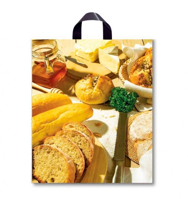 Taška LDPE 45x46 cm - PEČIVO 100% RECYKLOVATEĽNÉ_1
