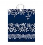 Taška LDPE 45x46 cm - modrotlač VÝCHODNÁ 100% RECYKLOVATEĽNÉ_1