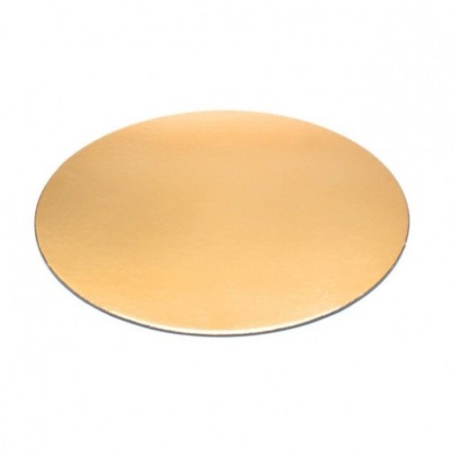 Podložka tenká pr. 26 cm hladká Zlatá_1