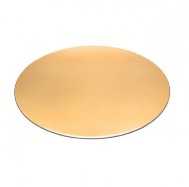 Podložka tenká pr. 16 cm hladká Zlatá_1