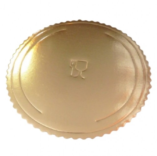 Podnos tortový okrúhly pr. 28 cm Zlatý_1