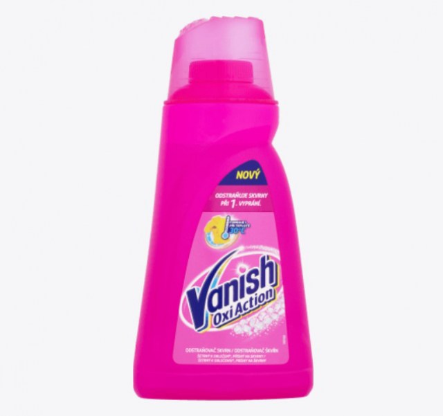 VANISH Oxy Action Tekutý odstraňovač škvŕn 1 l Ružový  _1