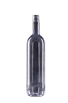 Fľaša PET 1 l Priehľadná / bal. 70 ks - Dlhý uzáver, 28mm _1