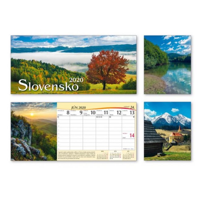 Stolový kalendár riadkový 22,6x13,9 cm - Česko-slovenská kuchárka 2026_1