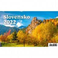 Stolový kalendár riadkový 22,6x13,9 cm - Slovensko 2026_1