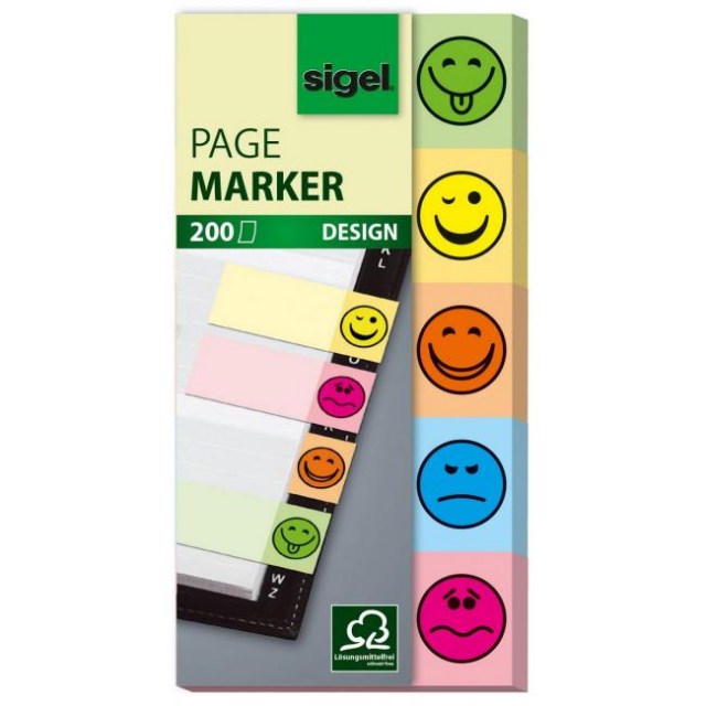 Záložky samolepiace značkovacie SMILE, 20x50, 5x40 lístkov_1