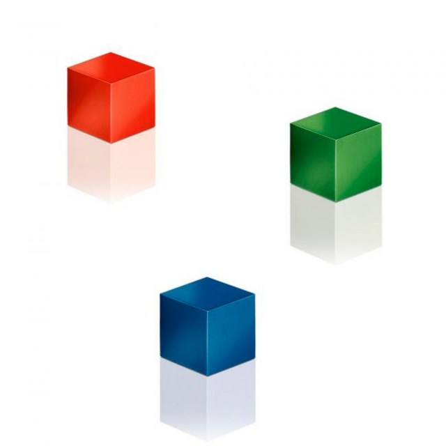 Magnety Sigel na sklenené tabule, kocka farebné 3 ks_1