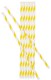 Slamka papierová JUMBO žltá špirála 20 cm, O 6 mm [25 ks] ST2212279_1