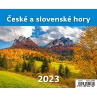 Stolový kalendár riadkový 17,1x13,9 cm - MiniMax České a slovenské hory 2026_1