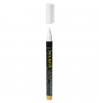 Mikro popisovač, šírka hrotu: 1 - 2 mm; biely_1