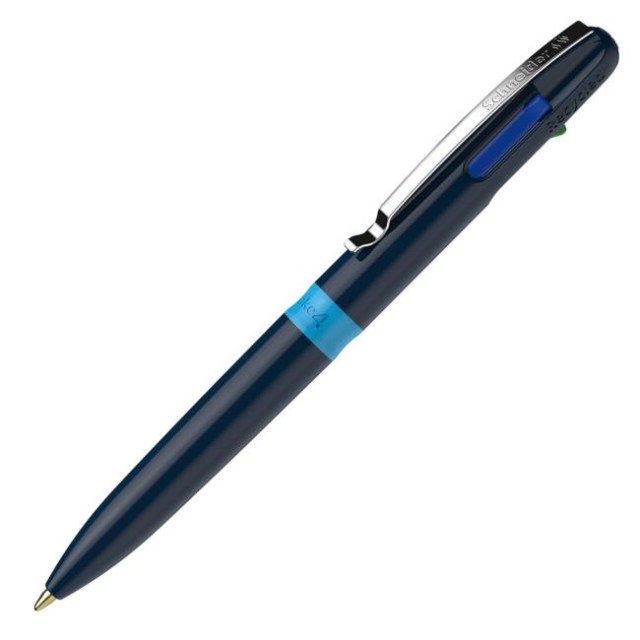 Guľôčkové pero Schneider Take 4 modré so štyrmi náplňami_1
