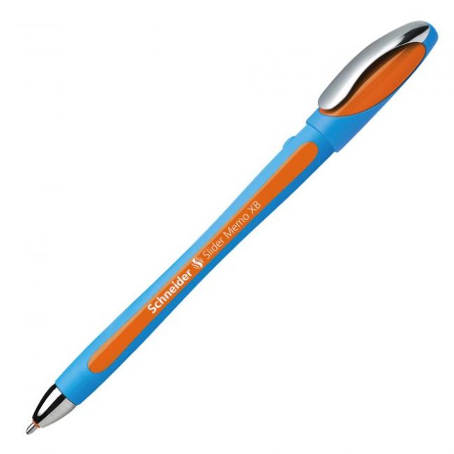 Guľôčkové pero Schneider Slider memo XB oranžové_1
