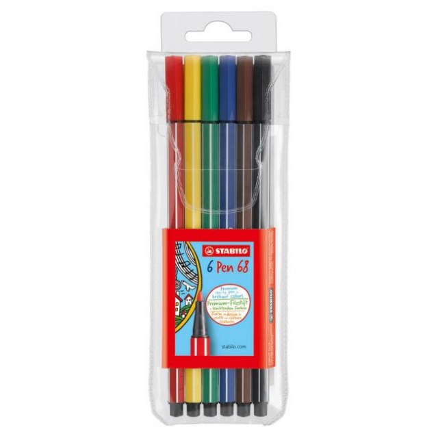 Sada popisovačov STABILO Pen 68/6S_1