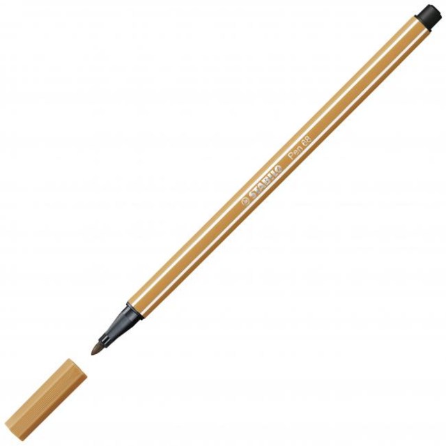 Popisovač STABILO Pen 68 tmavookrový_1