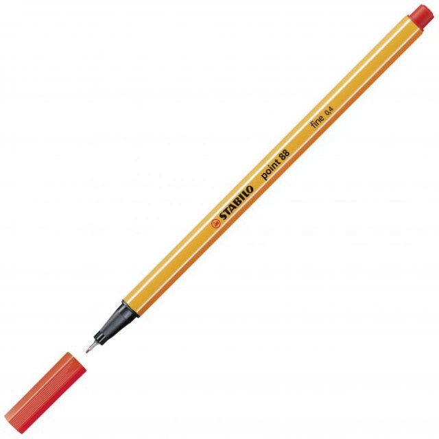 Liner STABILO Point 88 jasne červený_1