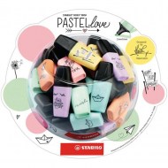 Zvýrazňovač STABILO Boss mini pastel displej 50ks_1