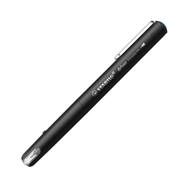 Liner jemný  STABILO dr!ver - fine - modrá_1