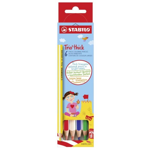 Farbičky STABILO Trio 6ks_1