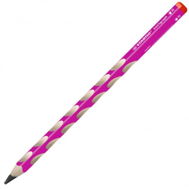 Ceruzka STABILO ergonomická EASYgraph pre pravákov ružová 12ks_1